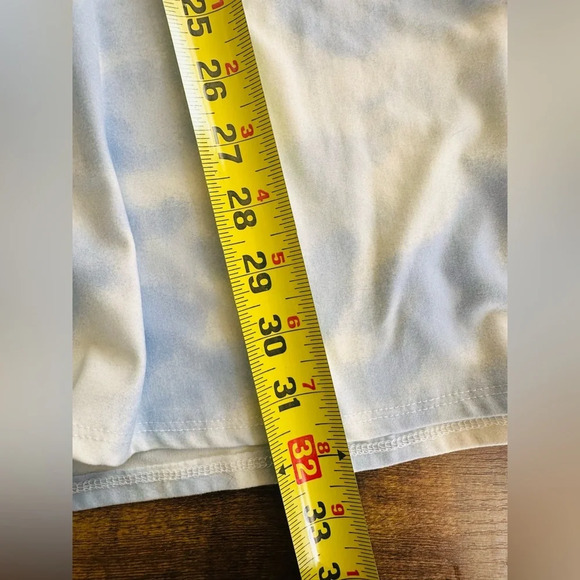 Pink Rose Dress - Blue Hydra Tie Die - 3/4 Sleeves in a Size L - Picture 10 of 13